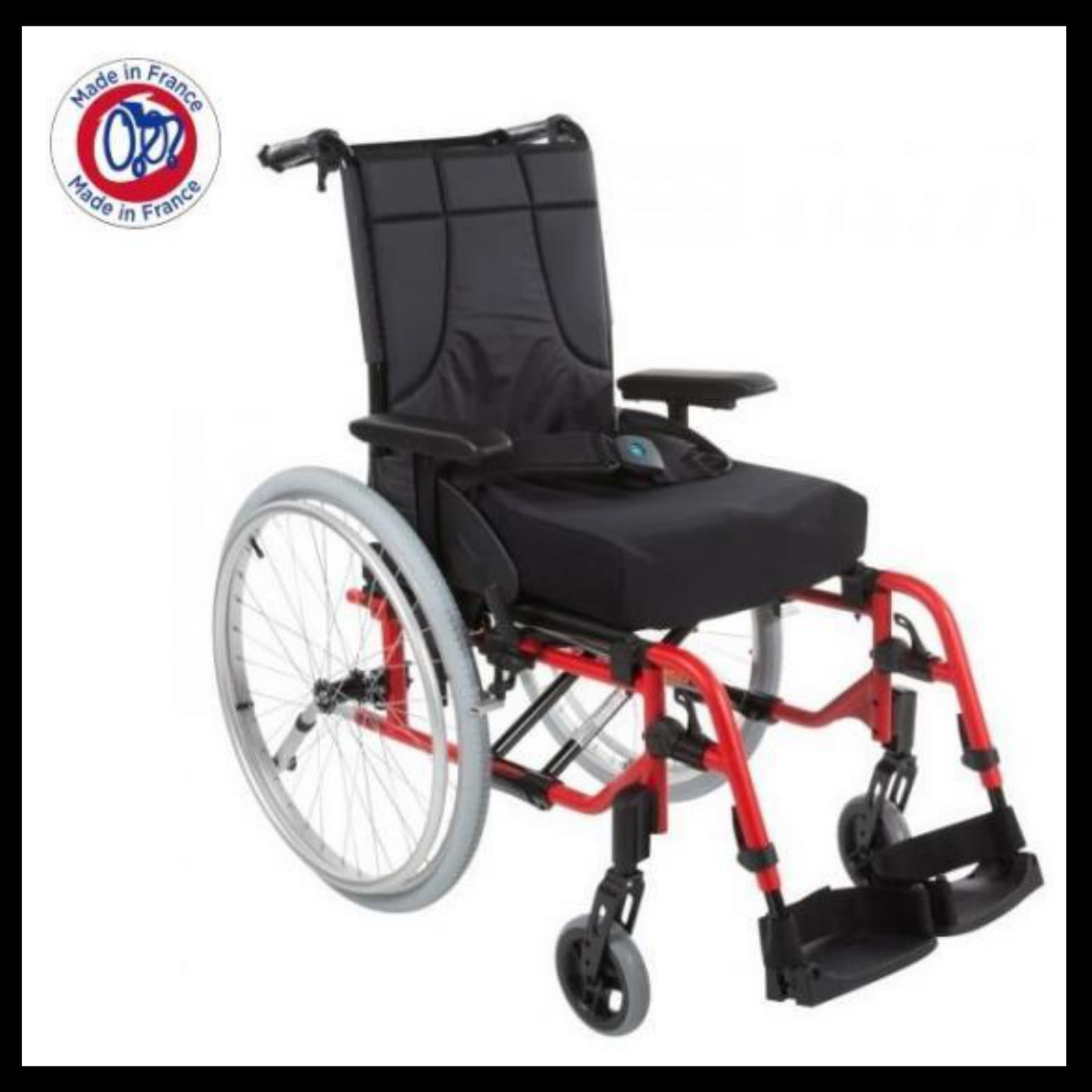 Fauteuil roulant Invacare Action 4 NG Dual HR Dossier Fixe :  personnalisation